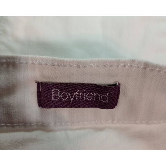 Gloria Vanderbilt Jeans Ladies 12 White Boyfriend - Picture 6 of 8